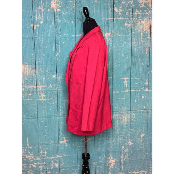 Cadi Sport vintage pink one button blazer size 14 - Picture 6 of 6